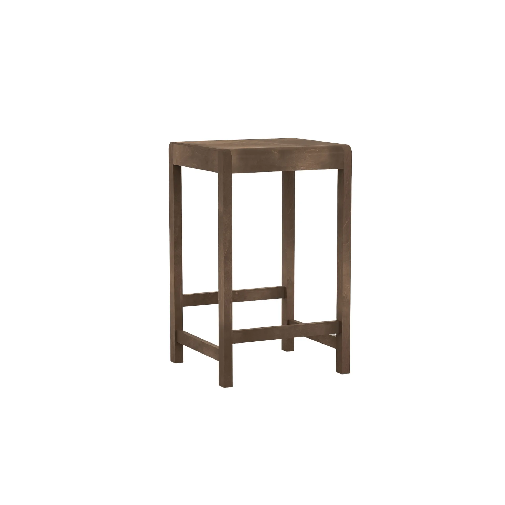 Stool 01 barskammel, Mørkebrun birk, 65 cm FRAMA