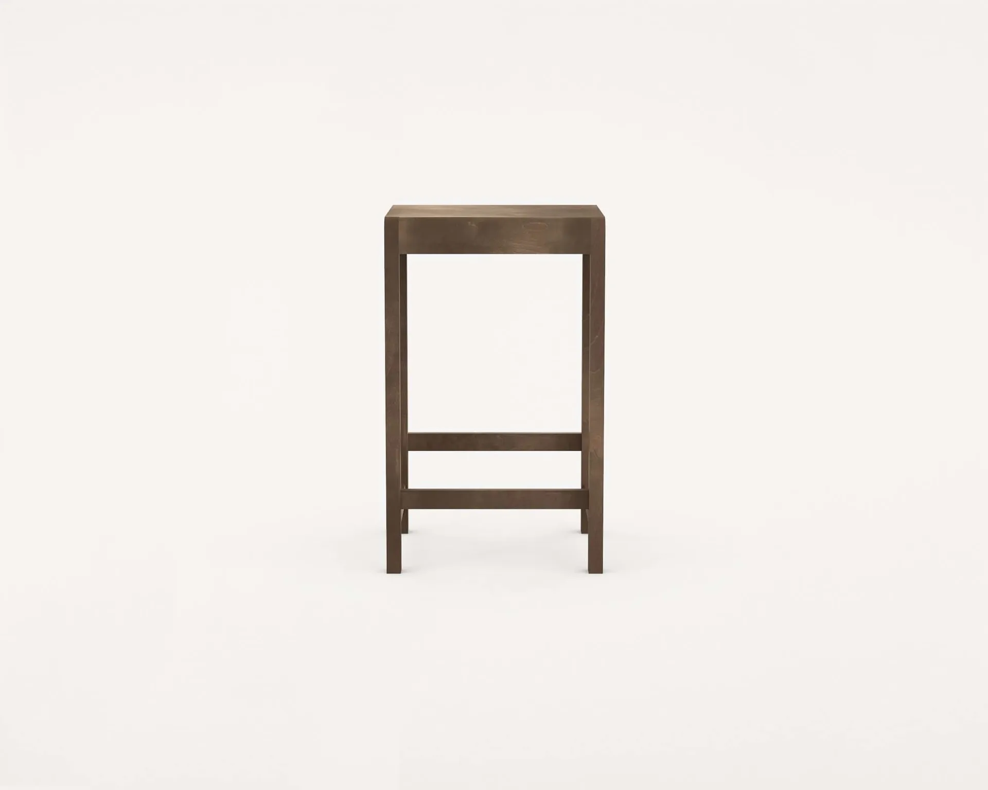 Stool 01 barskammel, Mørkebrun birk, 65 cm FRAMA
