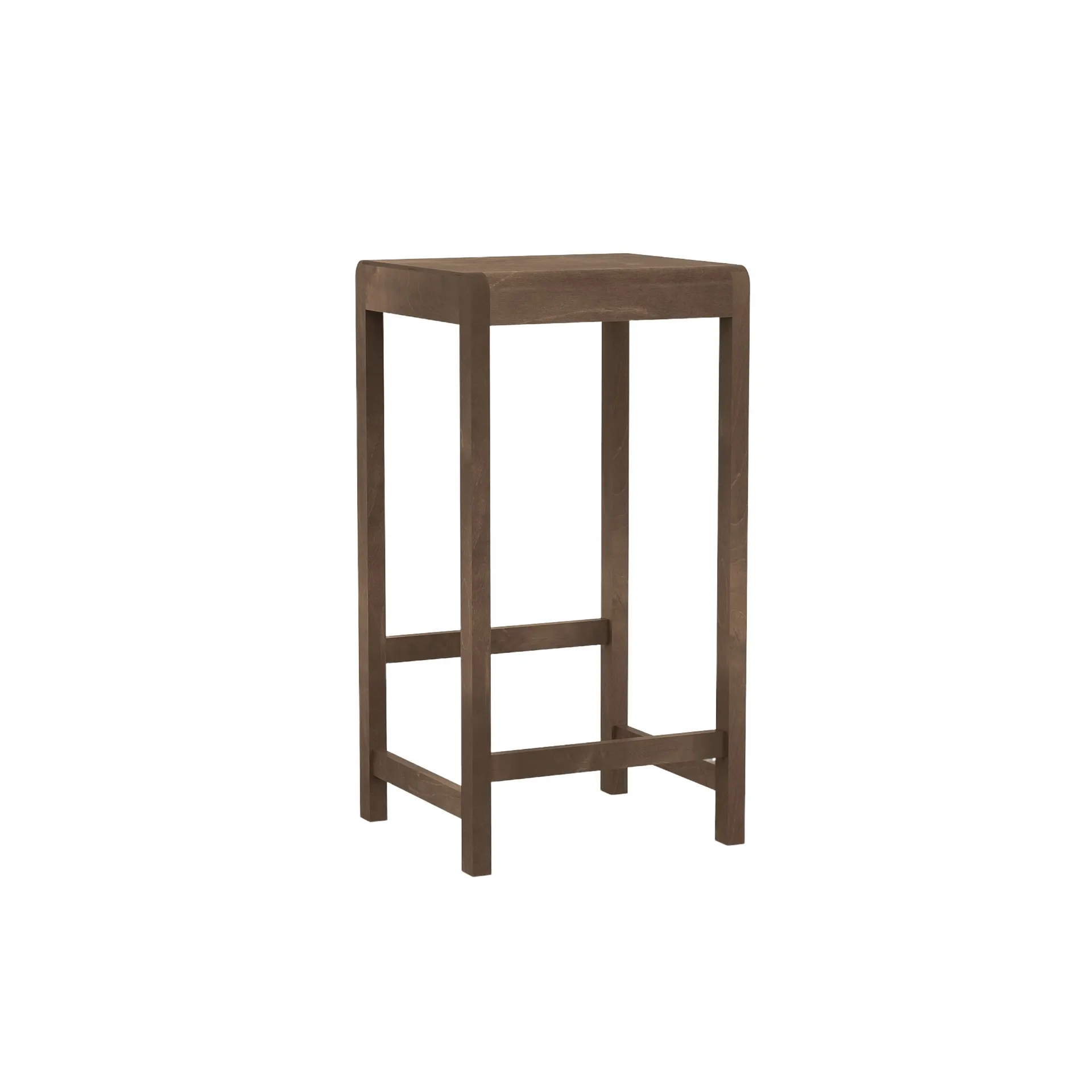 Stool 01 barskammel, Mørkebrun birk, 76 cm FRAMA