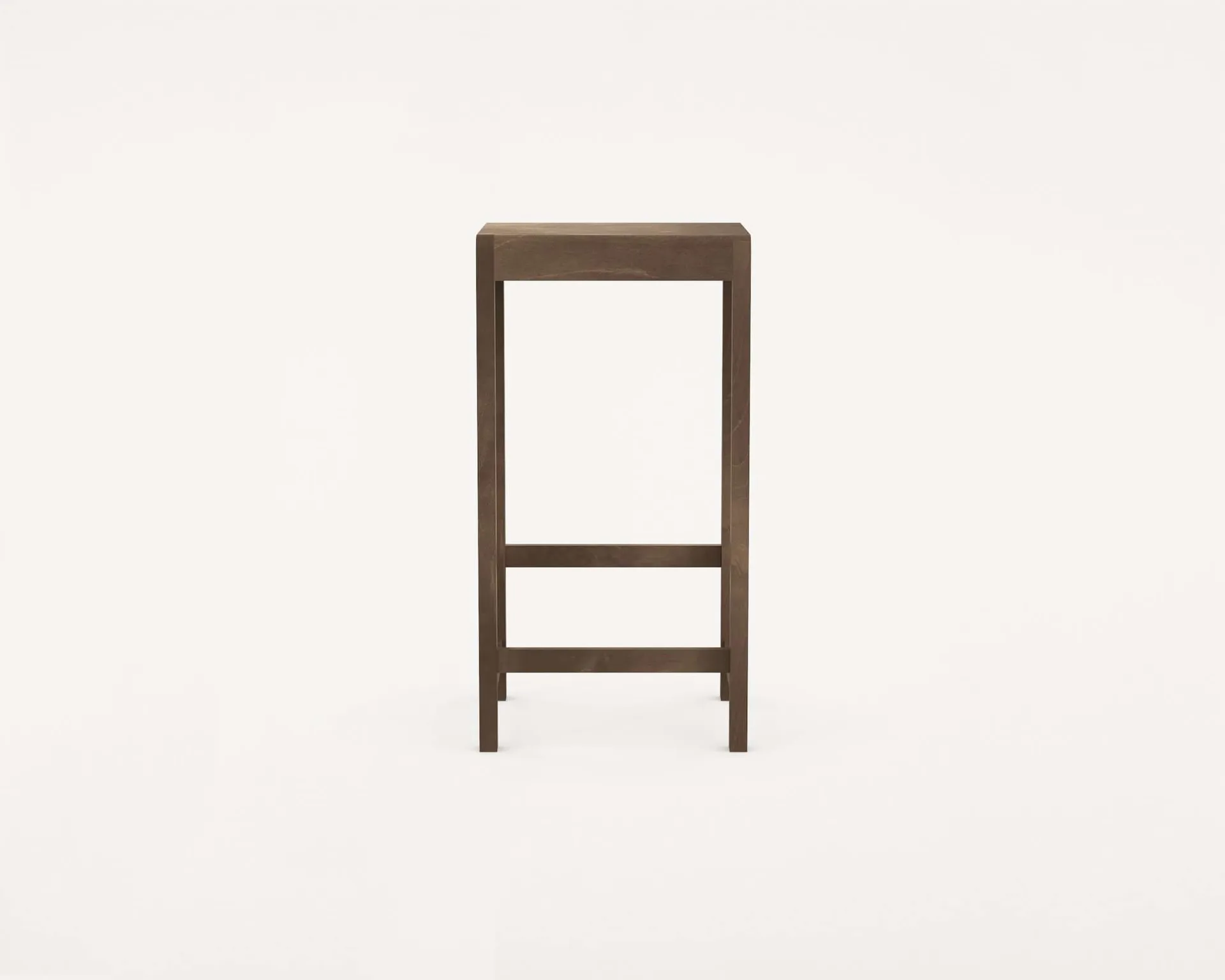 Stool 01 barskammel, Mørkebrun birk, 76 cm FRAMA