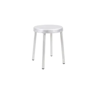 Tasca rund skammel - Aluminium, H: 46 cm - FRAMA