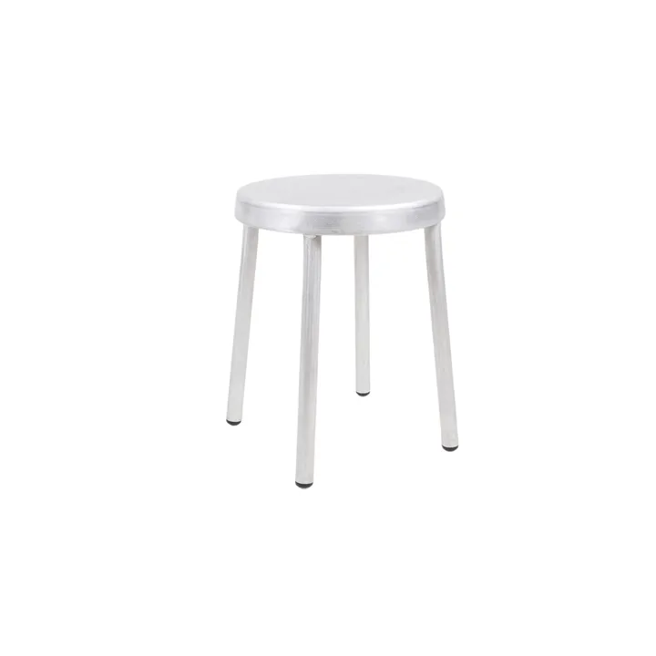 Tasca rund skammel - Aluminium, H: 46 cm - FRAMA