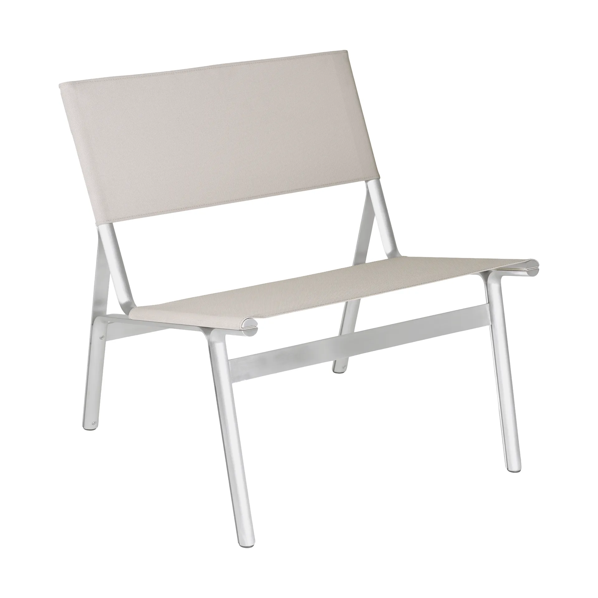 Union loungestol, Aluminium-Sandstone Mesh FRAMA