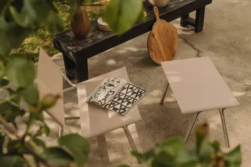 Union loungestol - Aluminium-Sandstone Mesh - FRAMA