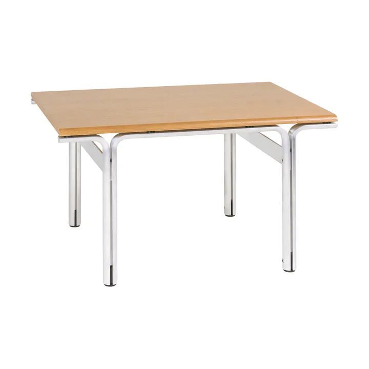 Union sidebord - Aluminium-varmbrun ask, 60x45x34 cm - FRAMA
