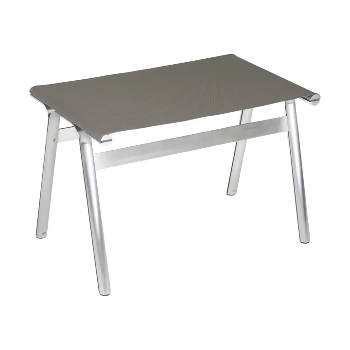 Union skammel - Aluminium-Taupe Mesh, H: 40,6 cm - FRAMA