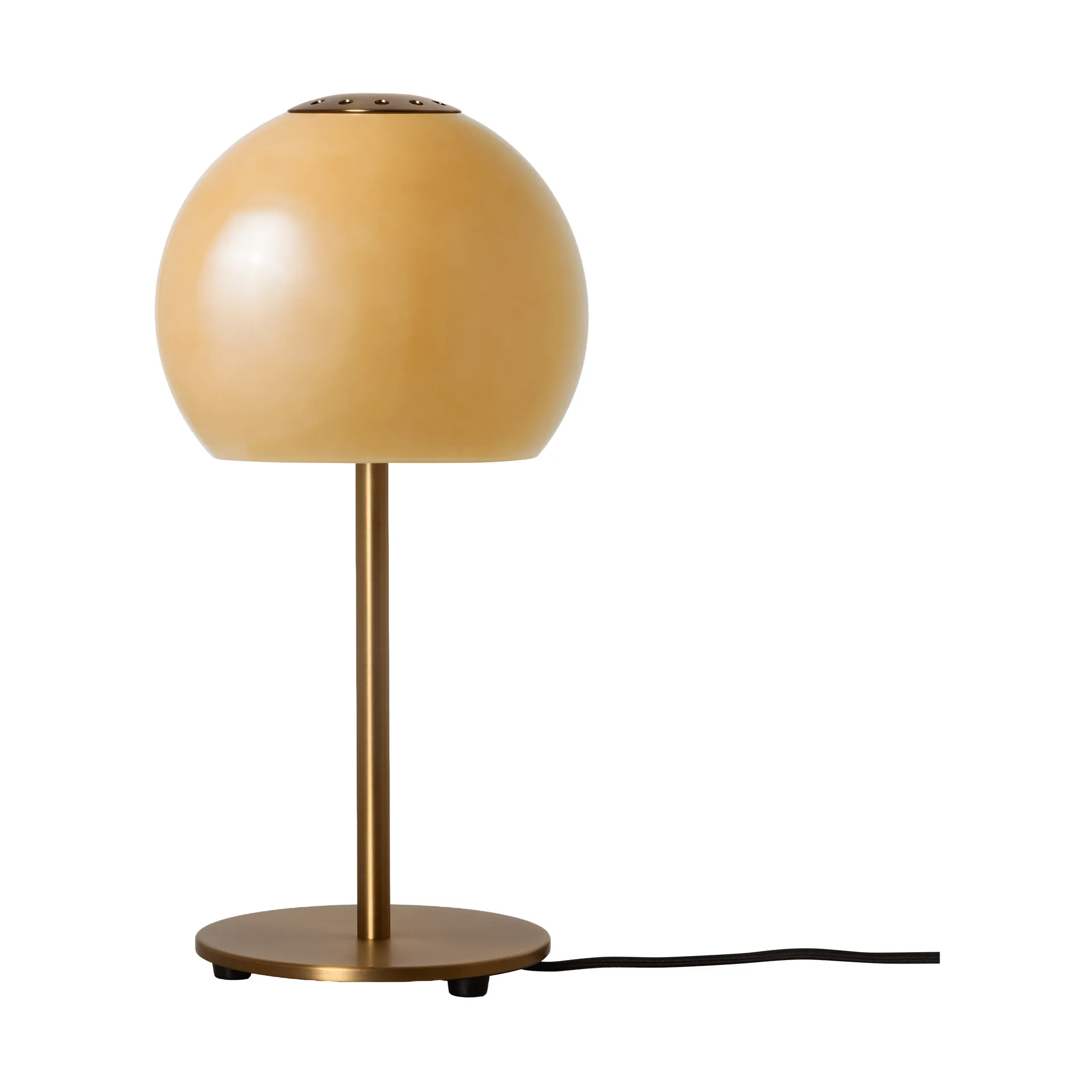 Ball glass bordlampe, Amber, Ø18 cm Frandsen