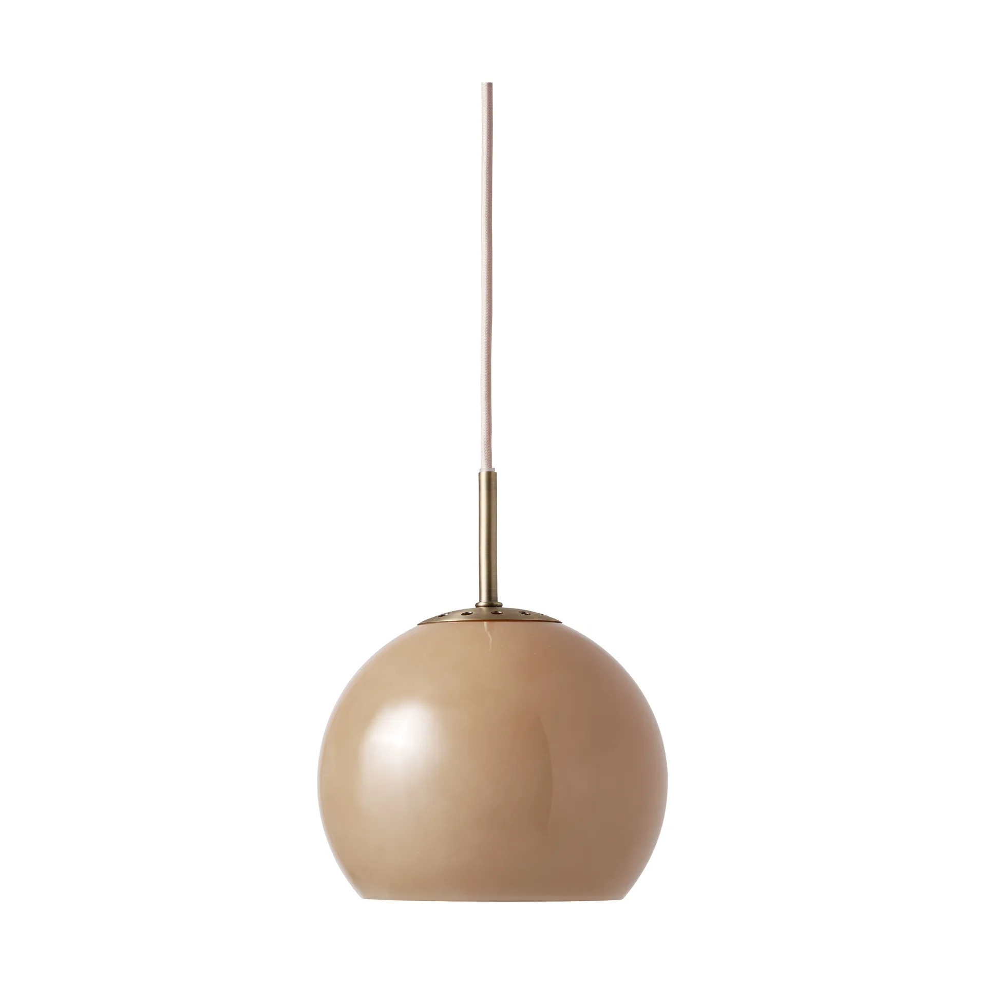 Ball pendel, Cappuccino, Ø18 cm Frandsen