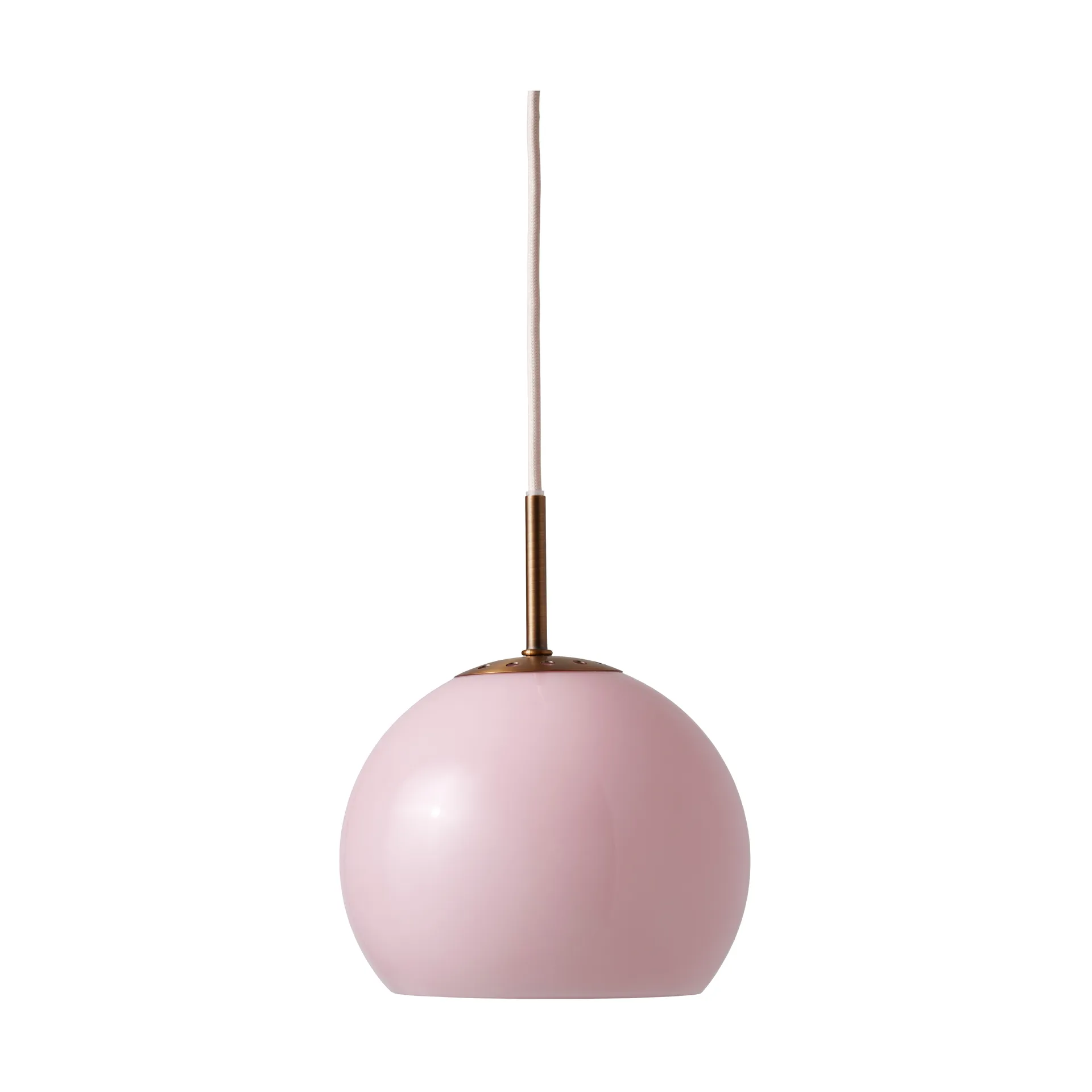 Ball pendel, Opal rose, Ø18 cm Frandsen