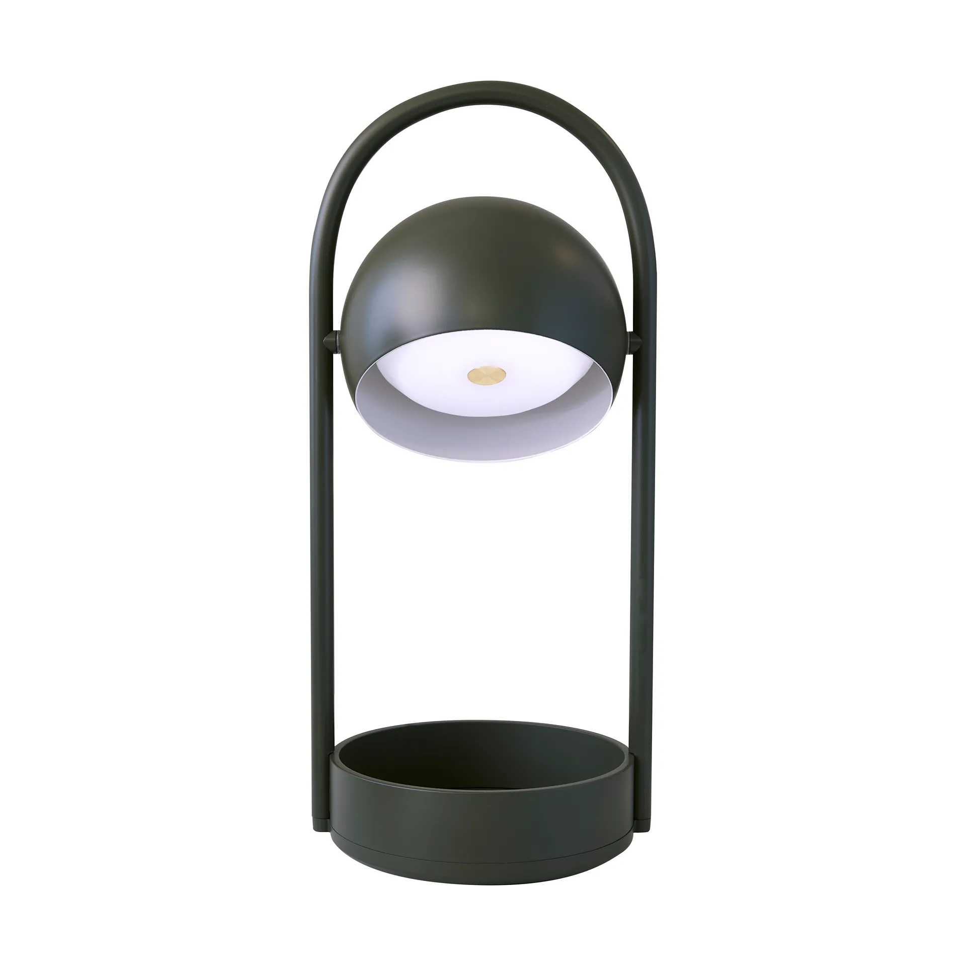 Ball portable bordlampe, Olive Green, 32 cm Frandsen