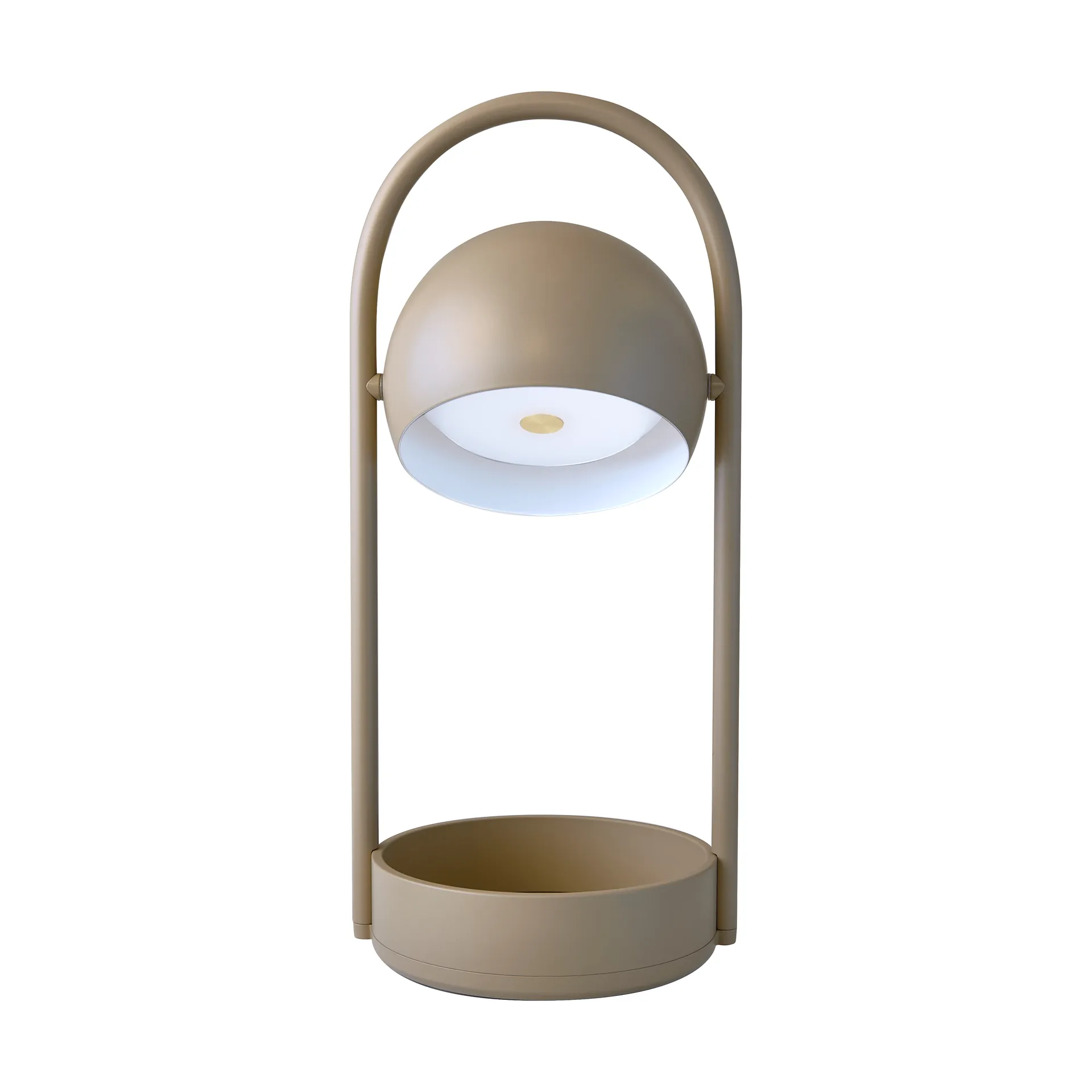 Ball portable bordlampe, Sand Grey, 32 cm Frandsen