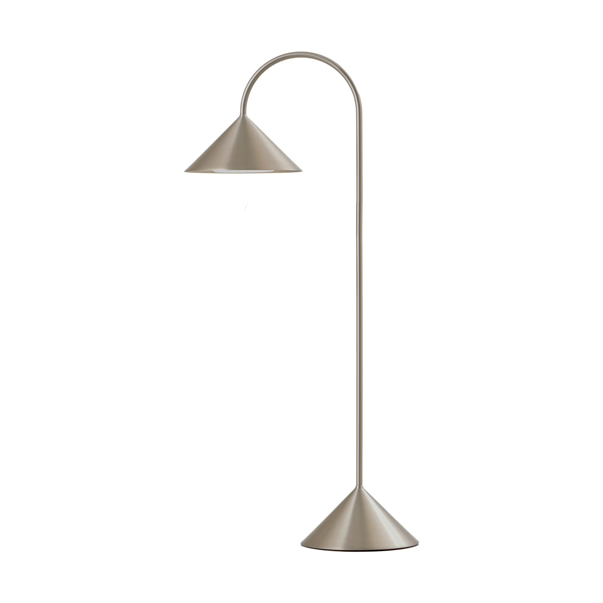 Grasp portabel bordlampe, Brushed Stainless Steel, 72 cm Frandsen