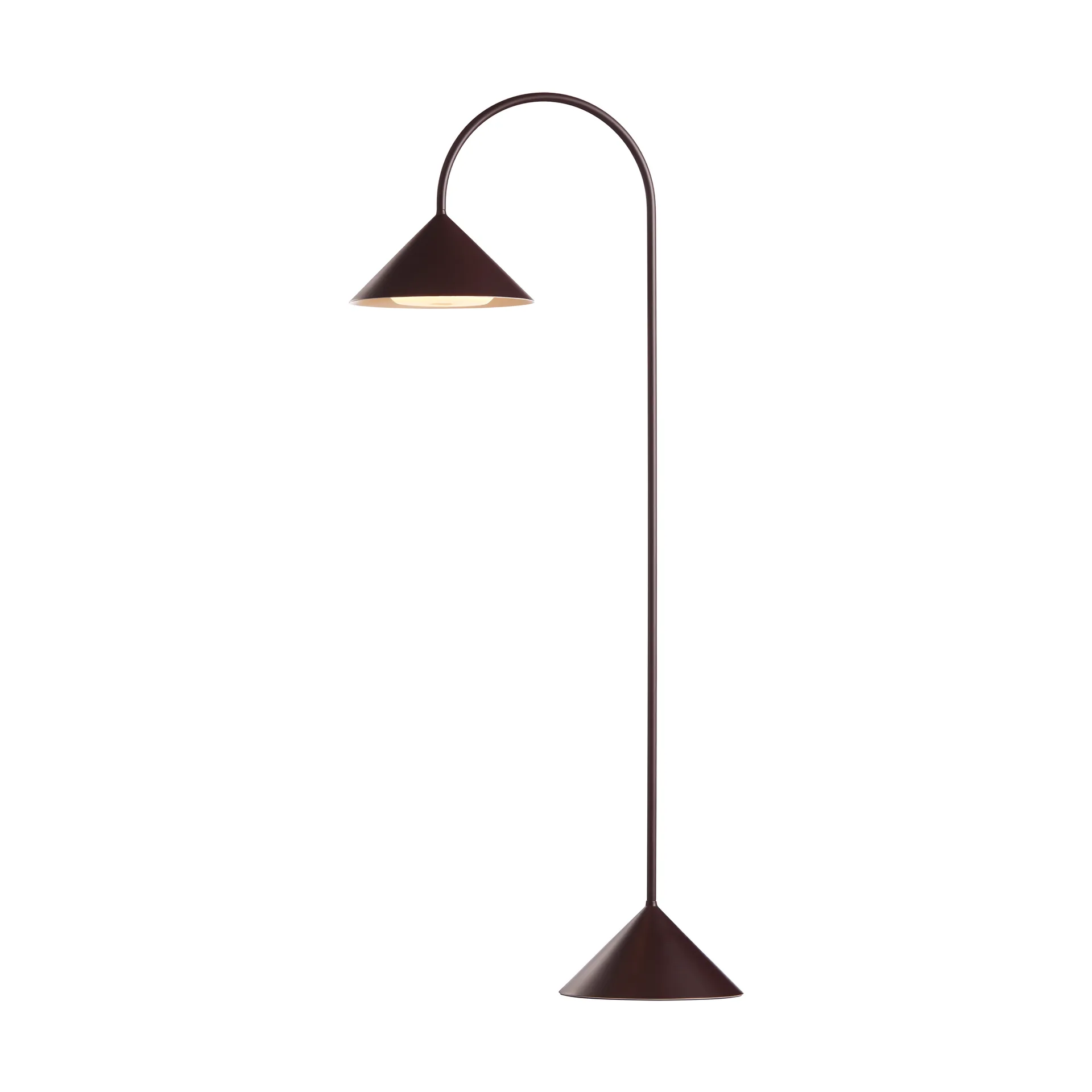 Grasp portabel bordlampe, Matt Beetroot, 72 cm Frandsen