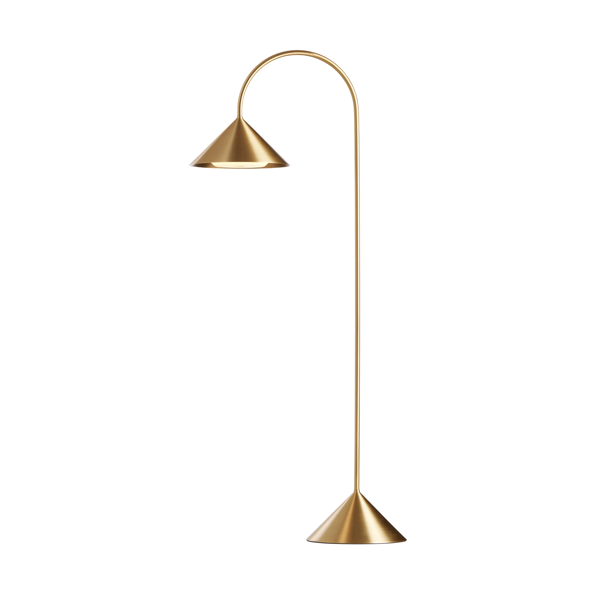 Grasp portabel bordlampe, Solid Brass, 72 cm Frandsen
