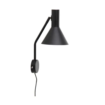 Lyss væglampe - Matt black, 42 cm - Frandsen
