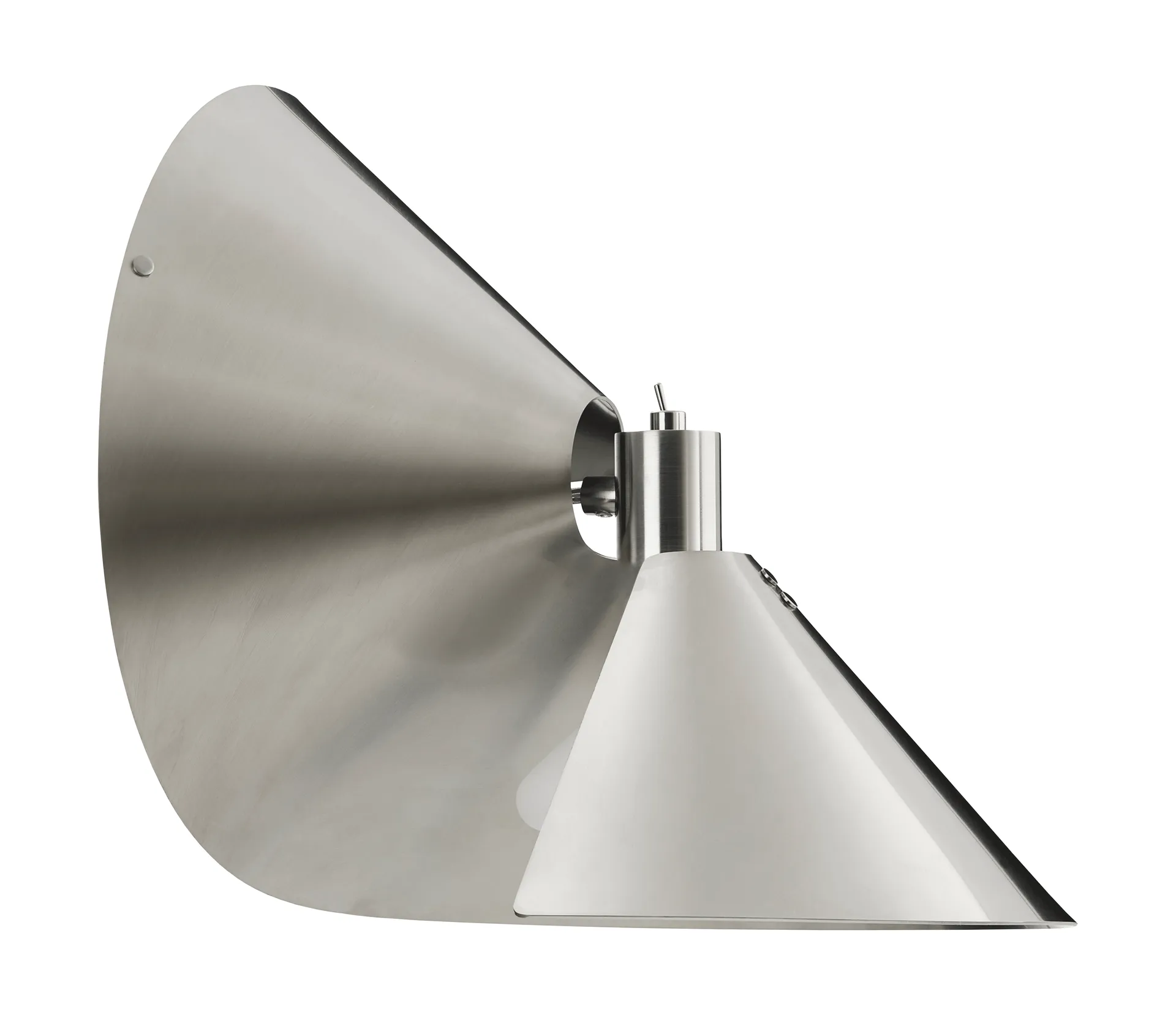 Peel væglampe, Brushed stainless steel Frandsen