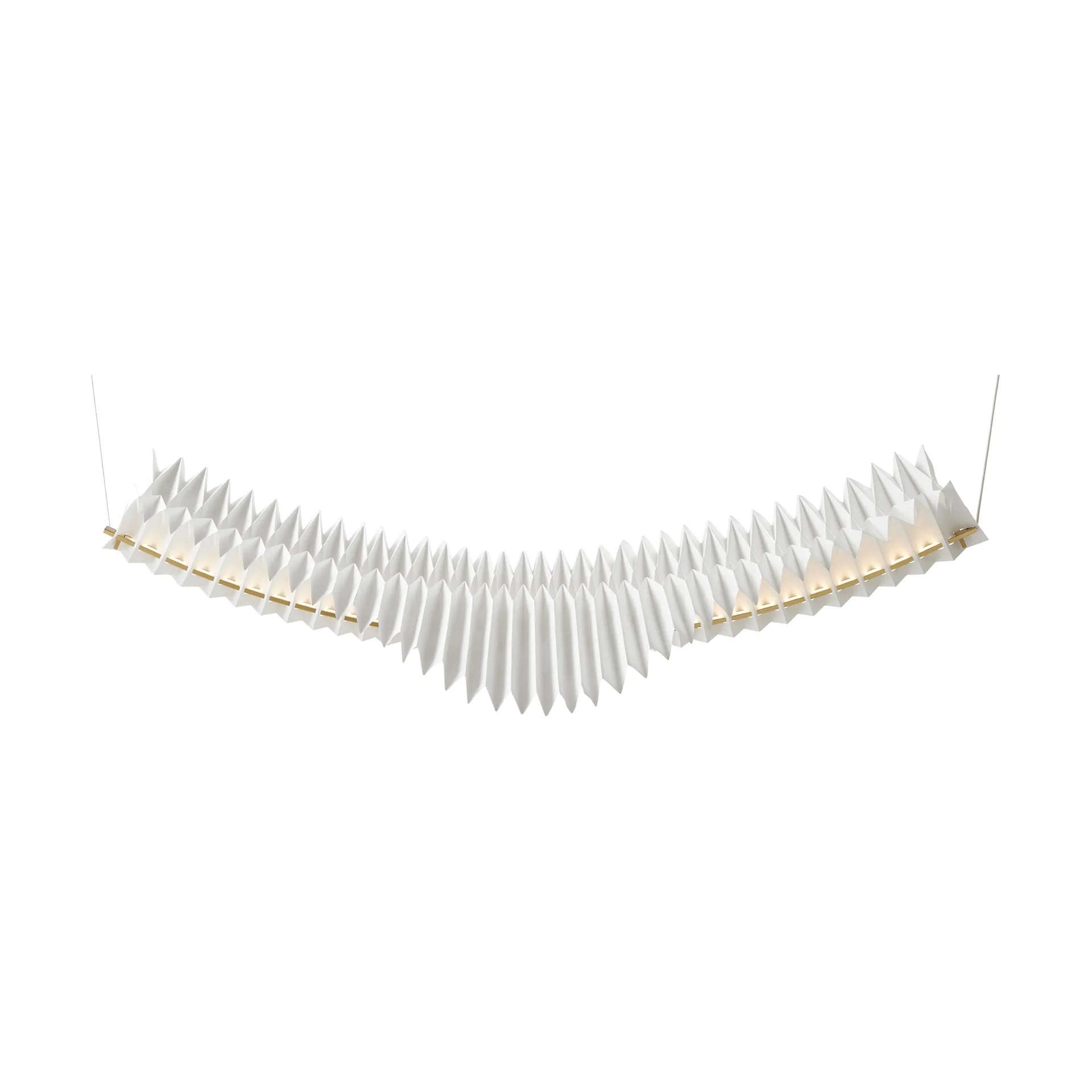 Sora pendel, Solid brass-white Frandsen