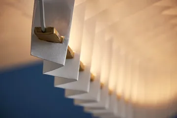 Sora pendel - Solid brass-white - Frandsen