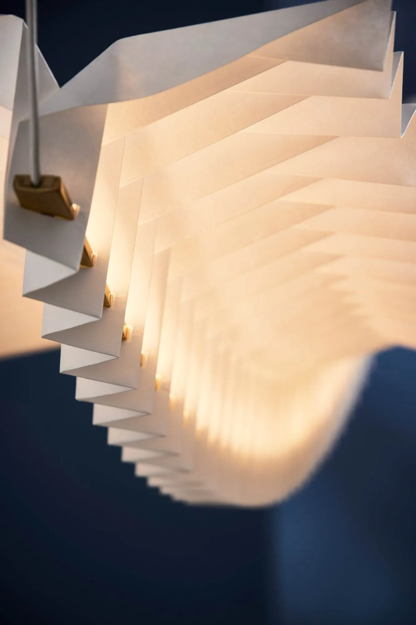 Sora pendel, Solid brass-white Frandsen