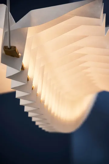 Sora pendel - Solid brass-white - Frandsen