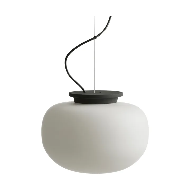 Supernate pendel  - Opal white-black, Ø28 cm - Frandsen