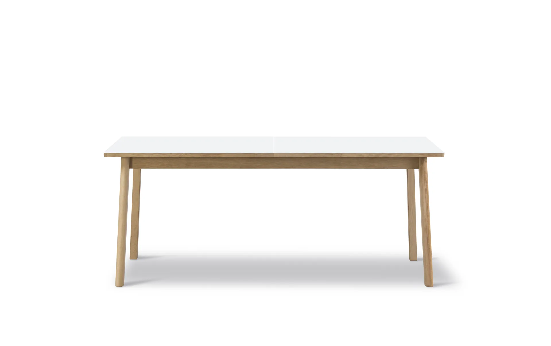 Ana spisebord 180–280×95 cm, Nanolaminat hvid-sæbet  eg Fredericia Furniture