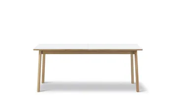 Ana spisebord 180–280×95 cm - Nanolaminat hvid-sæbet  eg - Fredericia Furniture