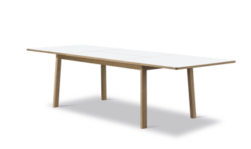 Ana spisebord 180–280×95 cm - Nanolaminat hvid-sæbet  eg - Fredericia Furniture