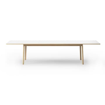 Ana spisebord 220-320x95 cm - Nanolaminat hvid-sæbebehandlet eg - Fredericia Furniture