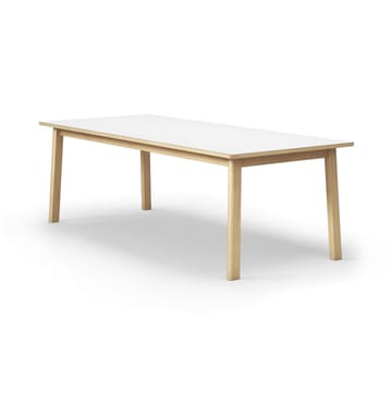 Ana spisebord 220-320x95 cm - Nanolaminat hvid-sæbebehandlet eg - Fredericia Furniture