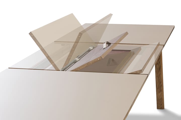 Ana spisebord 220-320x95 cm, Nanolaminat sort-røget eg Fredericia Furniture