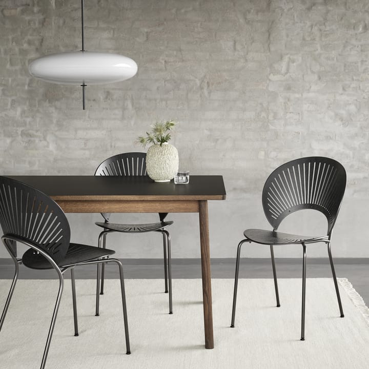 Ana spisebord 220-320x95 cm, Nanolaminat sort-røget eg Fredericia Furniture