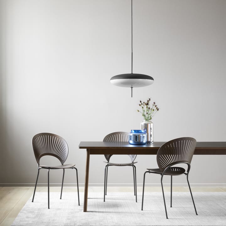 Ana spisebord 220-320x95 cm, Nanolaminat sort-røget eg Fredericia Furniture