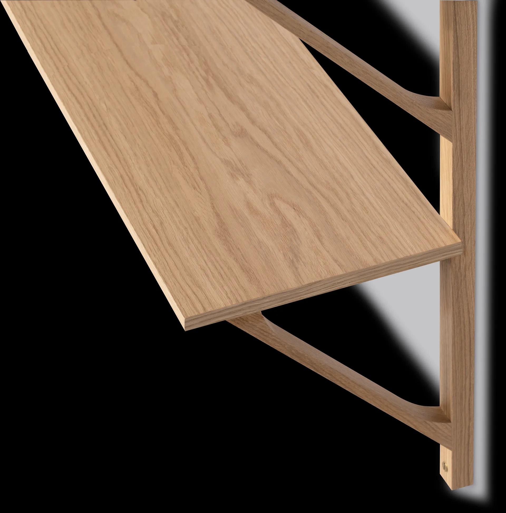 BM29 hylde 149x61 cm, Oak lacquer Fredericia Furniture