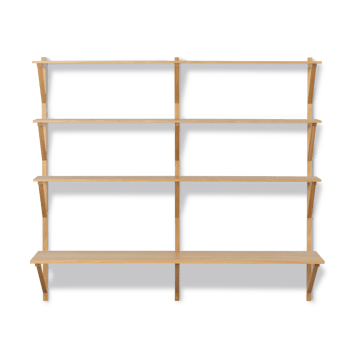 BM29 hylde med skrivebord 149x134 cm - Oak lacquer - Fredericia Furniture