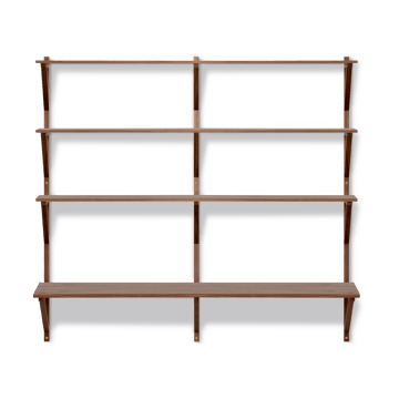 BM29 hylde med skrivebord 149x134 cm - Walnut lacquer - Fredericia Furniture