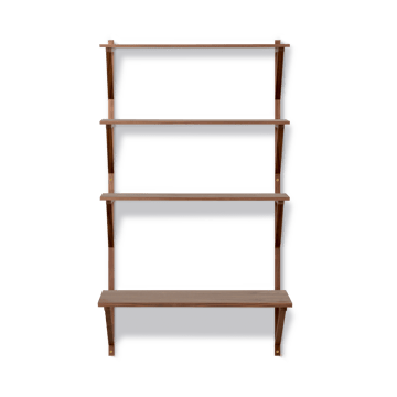 BM29 hylde med skrivebord 78x134 cm - Walnut lacquer - Fredericia Furniture