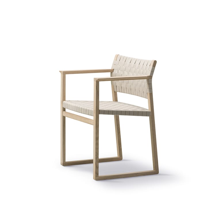 BM62 karmstol - Flettet natur-olieret egstativ - Fredericia Furniture