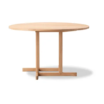 BM80 Mogensen Shaker Table bord Ø120 cm - Lysolieret eg - Fredericia Furniture