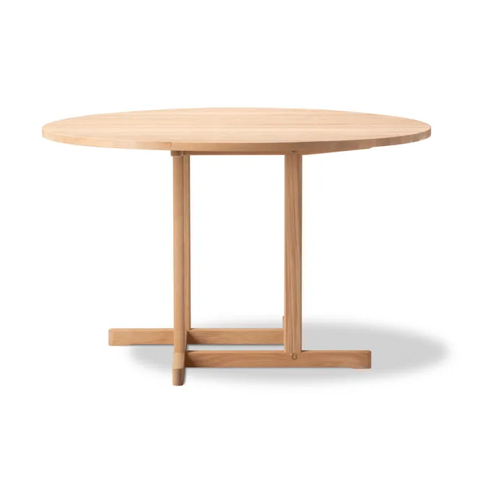 BM80 Mogensen Shaker Table bord Ø120 cm - Lysolieret eg - Fredericia Furniture