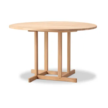 BM80 Mogensen Shaker Table bord Ø120 cm - Lysolieret eg - Fredericia Furniture