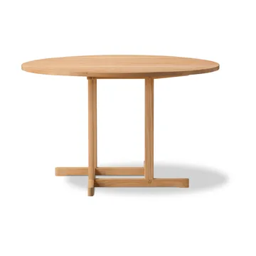 BM80 Mogensen Shaker Table bord Ø120 cm - Olieret eg - Fredericia Furniture