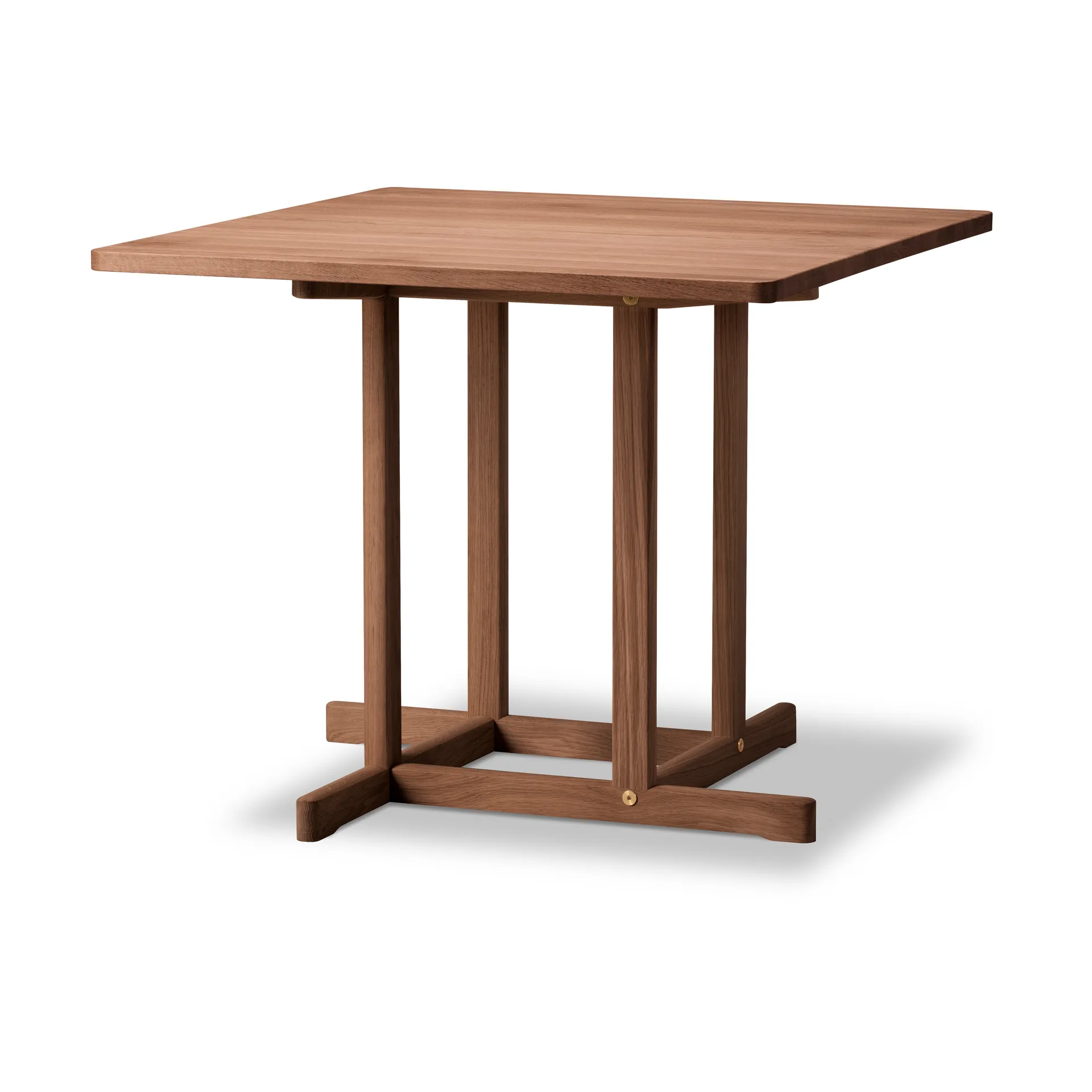 BM80 Mogensen Shaker Table bord 90x90 cm, Røget olieret eg Fredericia Furniture