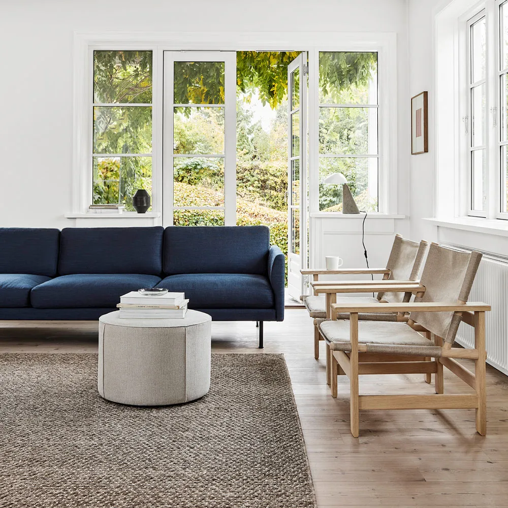 Calmo 5623 sofa, Sunniva 242-sort stål Fredericia Furniture