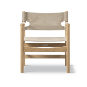 Canvas 21 karmstol - Naturel canvas-lysolieret eg - Fredericia Furniture