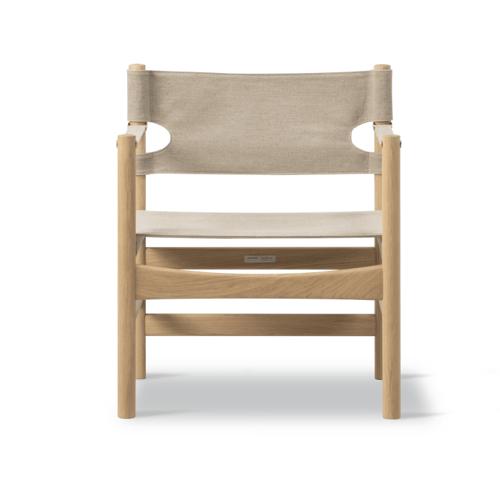 Canvas 21 karmstol, Naturel canvas-lysolieret eg Fredericia Furniture