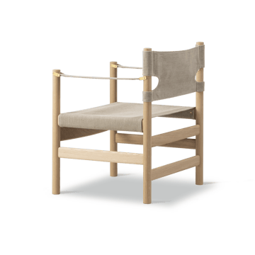 Canvas 21 karmstol - Naturel canvas-lysolieret eg - Fredericia Furniture