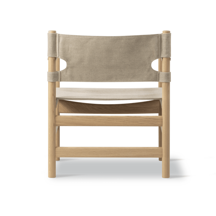 Canvas 21 karmstol, Naturel canvas-lysolieret eg Fredericia Furniture
