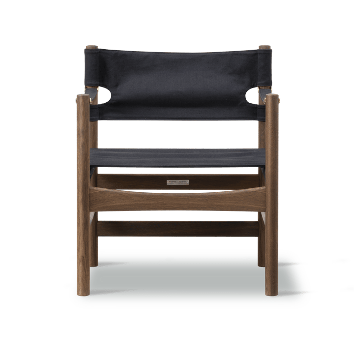 Canvas 21 karmstol, Sort canvas-olieret eg Fredericia Furniture