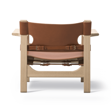 Den spanske stol lænestol - Læder cognac-lys olieret eg - Fredericia Furniture